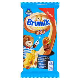 Brumík Duo oříšková příchuť & čokoláda 30g