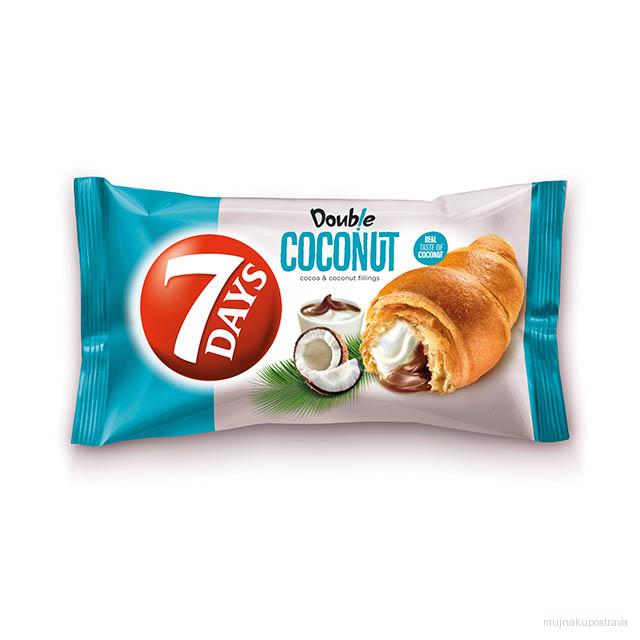 7Days Croissant double kakao+kokos - 60g