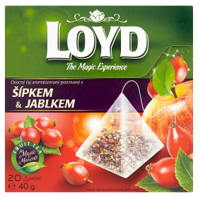 Loyd Ovocný čaj s šípkem & jablkem 20 x 2g